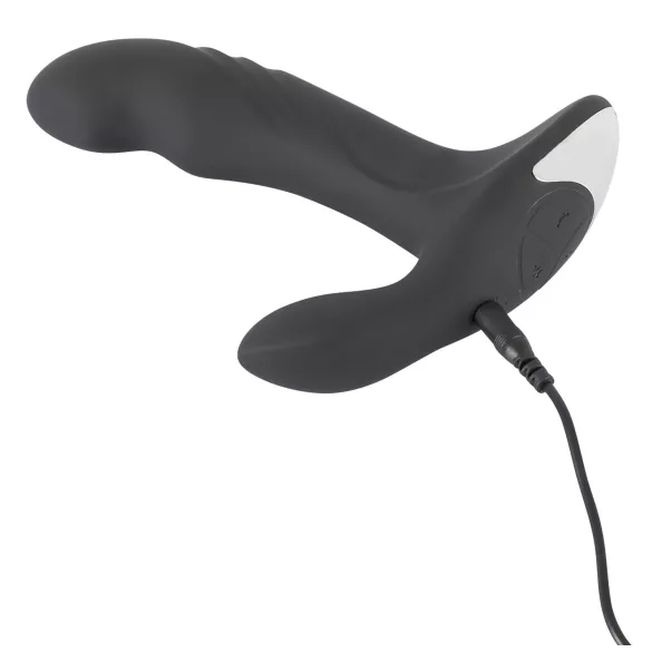 Rebel - vibrierendes Perlen-Prostatamassagegerät (schwarz)