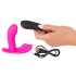 SMILE Slip - Akku Vibrator zum Anklippen mit Fernbedienung (Pink)