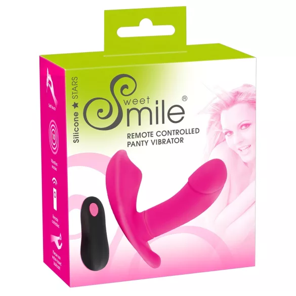 SMILE Panty - Wiederaufladbarer, per Funk steuerbarer Vibrator (Pink)