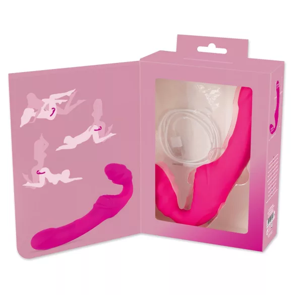 Double2Teaser - Auflegevibrator ohne Halteriemen (pink)