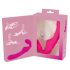 Double2Teaser - anpassbarer Vibrator ohne Riemen (pink)