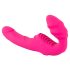 Double2Teaser - anpassbarer Vibrator ohne Riemen (pink)