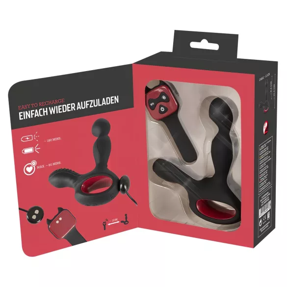 You2Toys Massager - Rotierender, wärmender Prostatavibrator (schwarz)