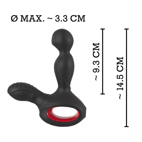You2Toys Massager - Rotierender, wärmender Prostatavibrator (schwarz)