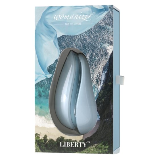 Womanizer Liberty - akkubetriebener Luftwellen-Klitorisstimulator (türkis)