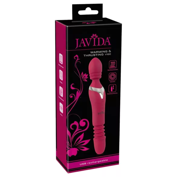 Javida Thrusting - 3in1 Massieren Vibrator (rot)