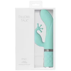   Pillow Talk Kinky - wiederaufladbarer G-Punkt-Vibrator mit 2 Motoren (türkis)