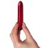 Scarlet Velvet - Mini-Lippenstiftvibrator (10 Rhythmen) - Rot