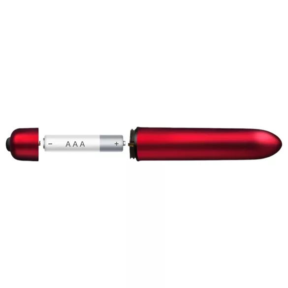 Scarlet Velvet - Mini Lippenstift Vibrator (10 Modi) - Rot
