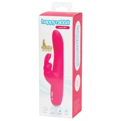   Happyrabbit Curve Slim - wasserdichter Klitoris-Vibrator mit Arm (pink)