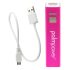 PalmPower Wand - Vibrator mit Powerbank (Pink-Grau)