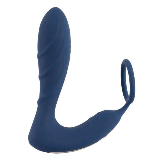 You2Toys Prostata Plug - Akkubetriebener, funkgesteuerter Analvibrator mit Penisring (Blau)