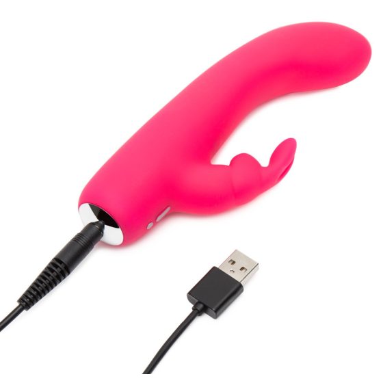 Happyrabbit Mini Hase - wasserdichter, akkubetriebener Klitorisstimulator Vibrator (pink)