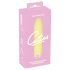 Cuties Mini Yellow - wiederaufladbarer Silikon-Stabvibrator (gelb)