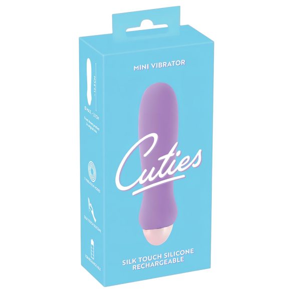 Cuties Mini Purple - Wiederaufladbarer, Silikonstab-Vibrator (Lila)