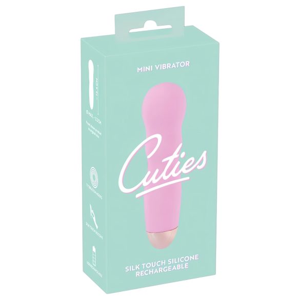 Cuties Mini Rose - Wellenvibrator, wiederaufladbar (Pink)