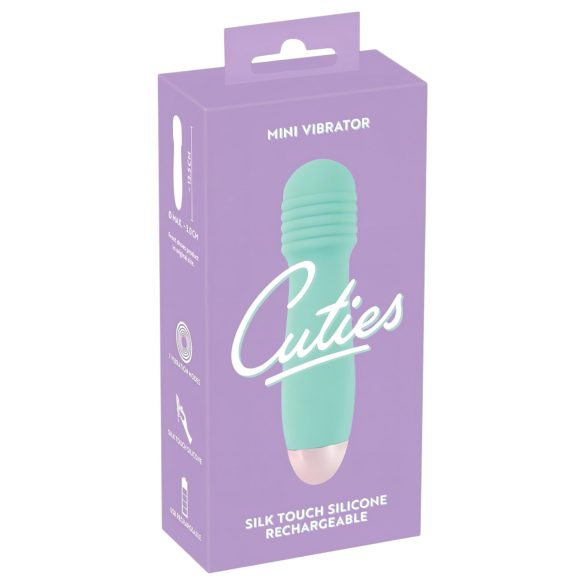 Cuties Mini Wand - wiederaufladbarer Mini-Vibrator (Grün)