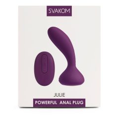   Svakom Julie - schnurloser, funkgesteuerter Prostata-Vibrator (Viola)