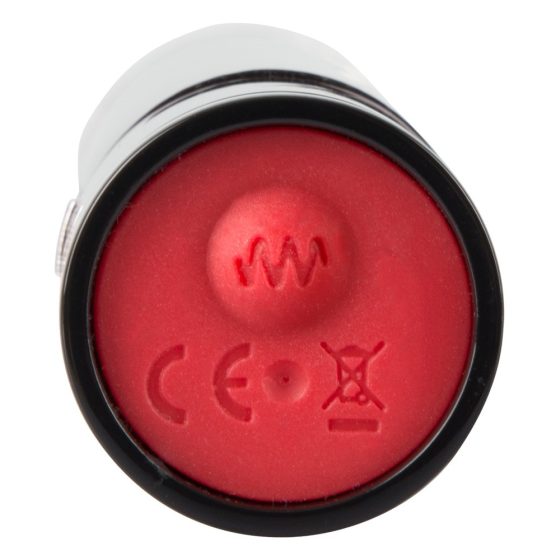 You2Toys - Akkubetriebener Lippenstift-Vibrator (Rot-Schwarz)
