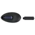 Black Velvet - Drehender Perlen Anale Vibrator (schwarz)