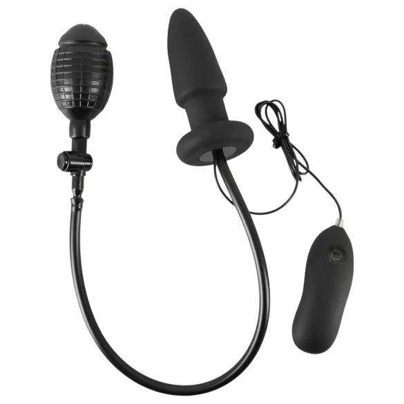 You2Toys - Aufblasbarer Analdehner-Vibrator (Schwarz)