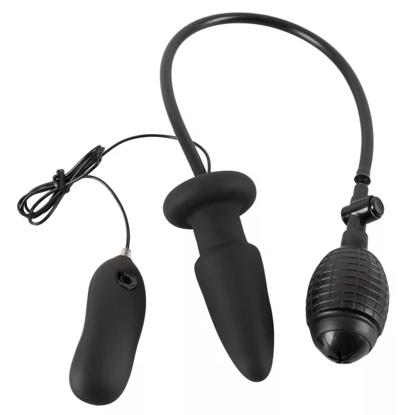 You2Toys - Aufblasbarer Analdehner-Vibrator (Schwarz)