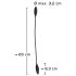 Couples Choice - Akku, 2-fach Vibrator (schwarz)