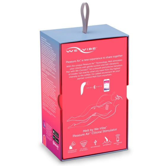We-Vibe Melt - Akkubetriebener, intelligenter Luftwellen-Klitorisstimulator (Koralle)