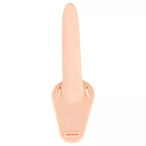 You2Toys - Strap-On - Wiederaufladbarer, Hautfarbener Vibrator zum Anschnallen
