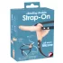 You2Toys - Strap-On - anlegbarer Doppelvibrator (natur)