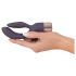 You2Toys Elegant Double - Akku Vibrator mit Klitorisarm (Lila)