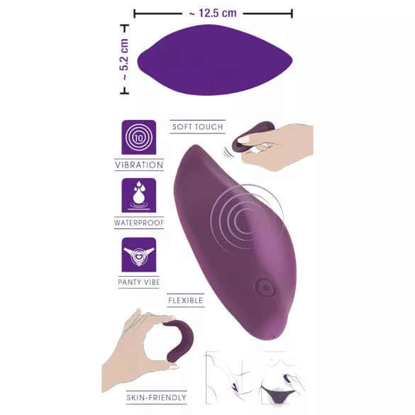 SMILE Slip - Akku-Klitoris-Vibrator (Lila)
