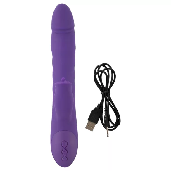 Smile Pearl - Perlender Stoßvibrator (Lila)