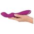 SMILE - Flexibler A- und G-Punkt-Vibrator (Rosa)