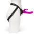 Happyrabbit Strap-On - Hasen-Vibrator zum Anschnallen (Lila)
