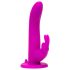 Happyrabbit Strap-On - Hasen-Vibrator zum Anschnallen (Lila)