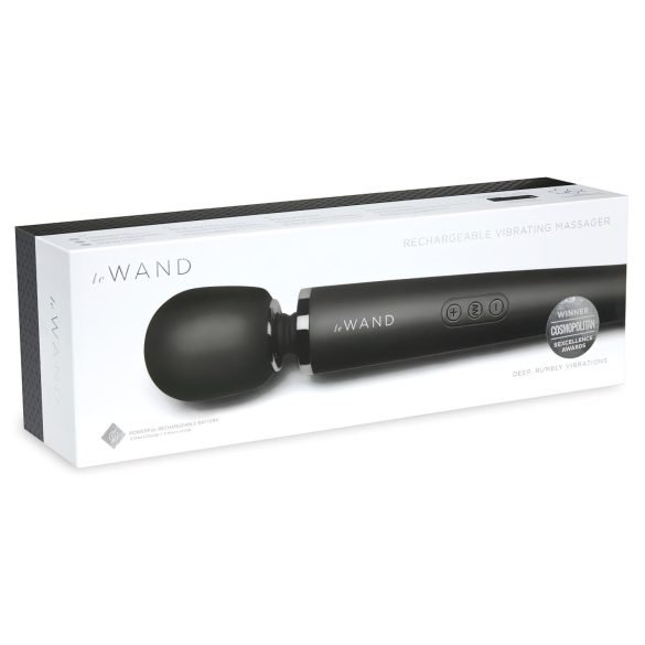 Le Wand Petite - Exklusiver, wiederaufladbarer Massagestab (schwarz)