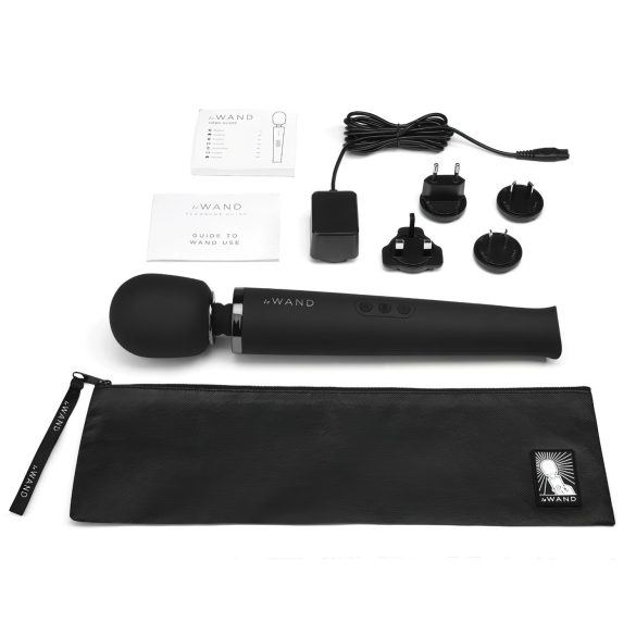 Le Wand Petite - Exklusiver Akkumassager Vibrator (Schwarz)