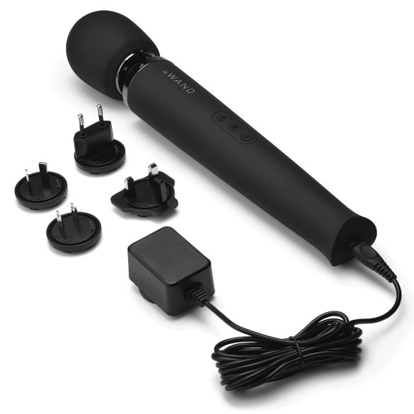 Le Wand Petite - Exklusiver Akkumassager Vibrator (Schwarz)