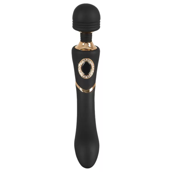Cleopatra Wand - Akku-vibrationsgerät, wasserdicht (schwarz)