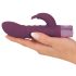 Rabbit-Vibrator – Wiederaufladbarer G-Punkt-Vibrator mit Klitorisarm (Lila)