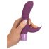 Rabbit-Vibrator – Wiederaufladbarer G-Punkt-Vibrator mit Klitorisarm (Lila)