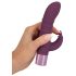 Rabbit-Vibrator – Wiederaufladbarer G-Punkt-Vibrator mit Klitorisarm (Lila)