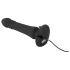 Black Velvet - Akku Stoß-Analdildo (Schwarz)