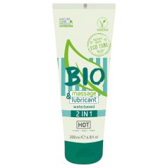 HOT Bio 2IN1 - Wasserbasiertes Gleit- und Massagegel (200ml)