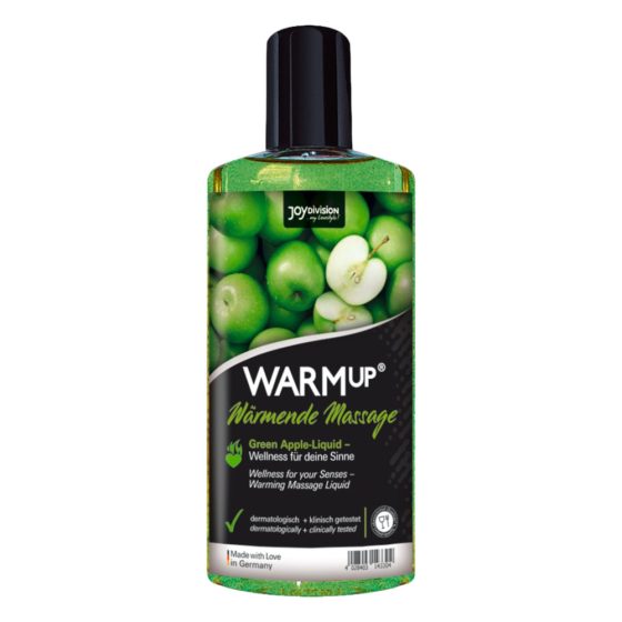 JoyDivision WARMup - erwärmendes Massageöl - grüner Apfel (150ml)