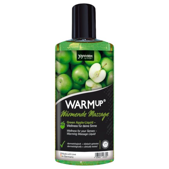 JoyDivision WARMup - Wärmendes Massageöl - Grüne Apfel (150ml)
