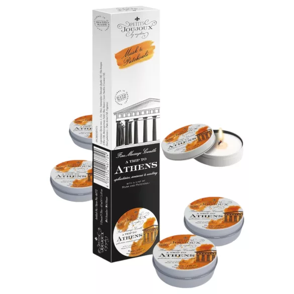 Petits Joujoux Athens - Massagelys - Moschusduft (5x43ml)