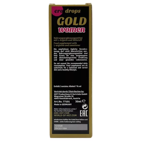 HOT Spanish Fly Gold Woman - Aphrodisiakum für Frauen (30 ml)