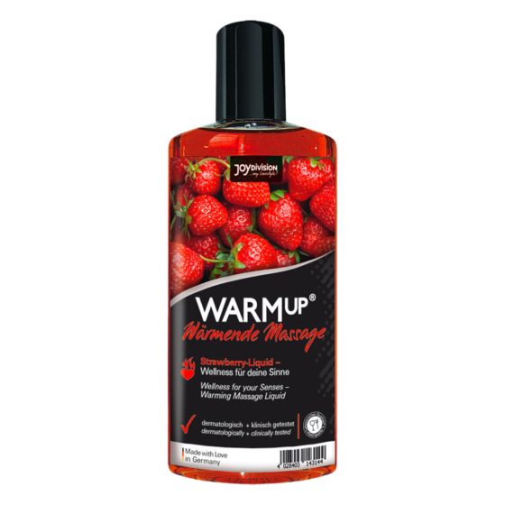 JoyDivision WARMup - Wärmendes Massageöl - Erdbeere (150ml)